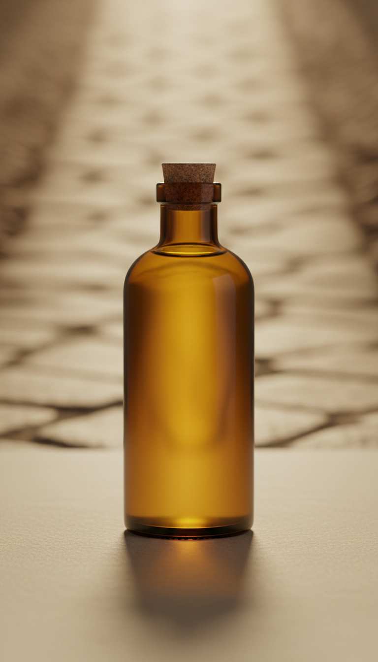 Golden Turmeric Herbal Elixir Bottle